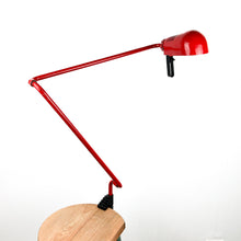 이미지를 갤러리 뷰어에 로드 , Belux 시스템 램프, 1981년 Belux를 위한 Guillermo Capdevilla. 빨간색.
