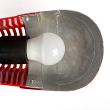 이미지를 갤러리 뷰어에 로드 , Belux 시스템 램프, 1981년 Belux를 위한 Guillermo Capdevilla. 빨간색.