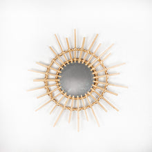 Load image into Gallery viewer, Vintage cane mirror, 1980's