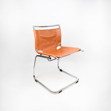 Load image into Gallery viewer, Cantilever chair in leatherette and steel, 1970's