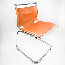 Load image into Gallery viewer, Cantilever chair in leatherette and steel, 1970's