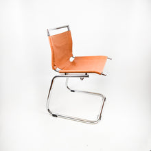 Load image into Gallery viewer, Cantilever chair in leatherette and steel, 1970's