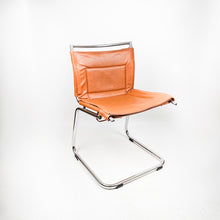Load image into Gallery viewer, Cantilever chair in leatherette and steel, 1970's