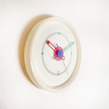 Load image into Gallery viewer, Postmodern Citizen Wall Clock, 1980's