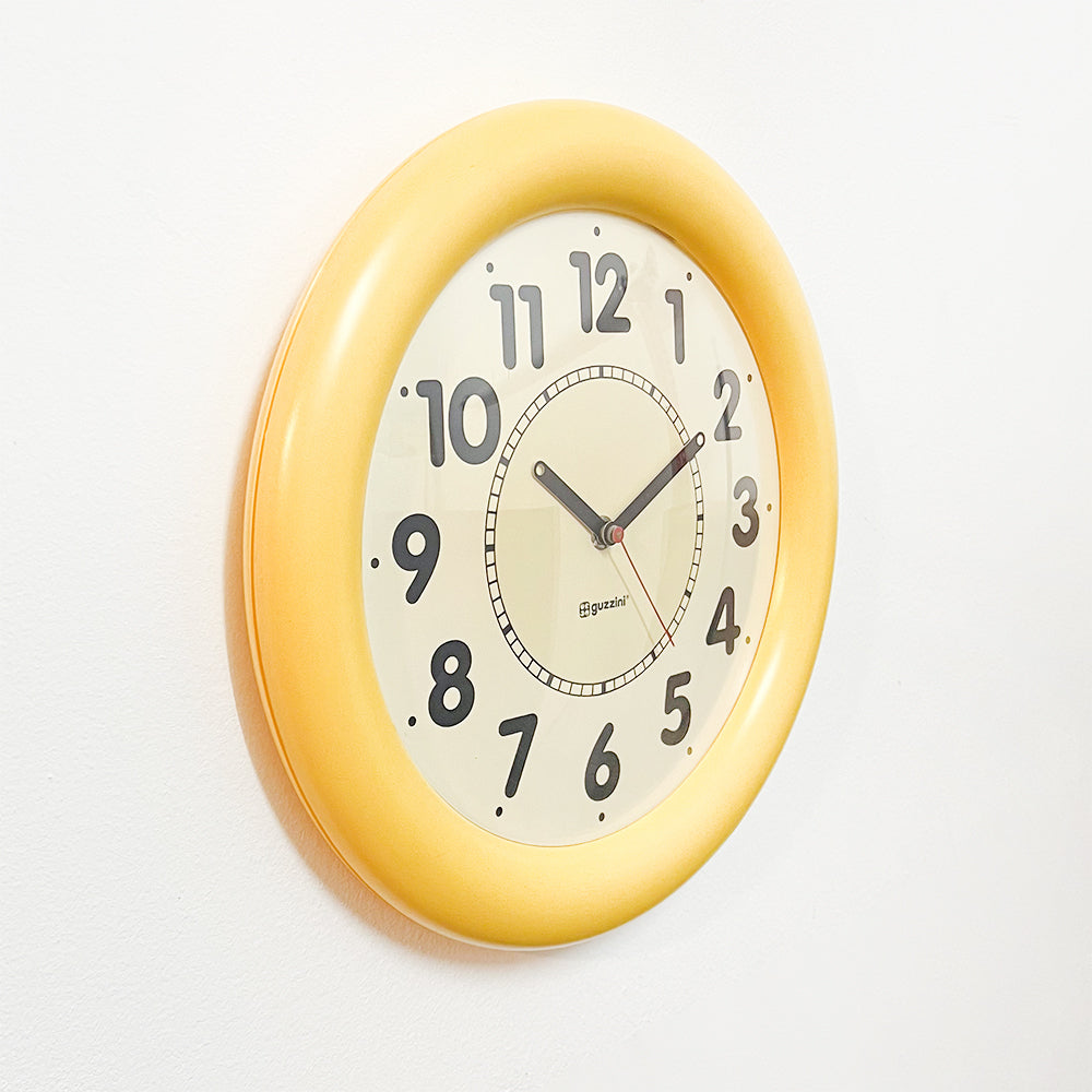 Guzzini wall clock, 1980's – falsotecho