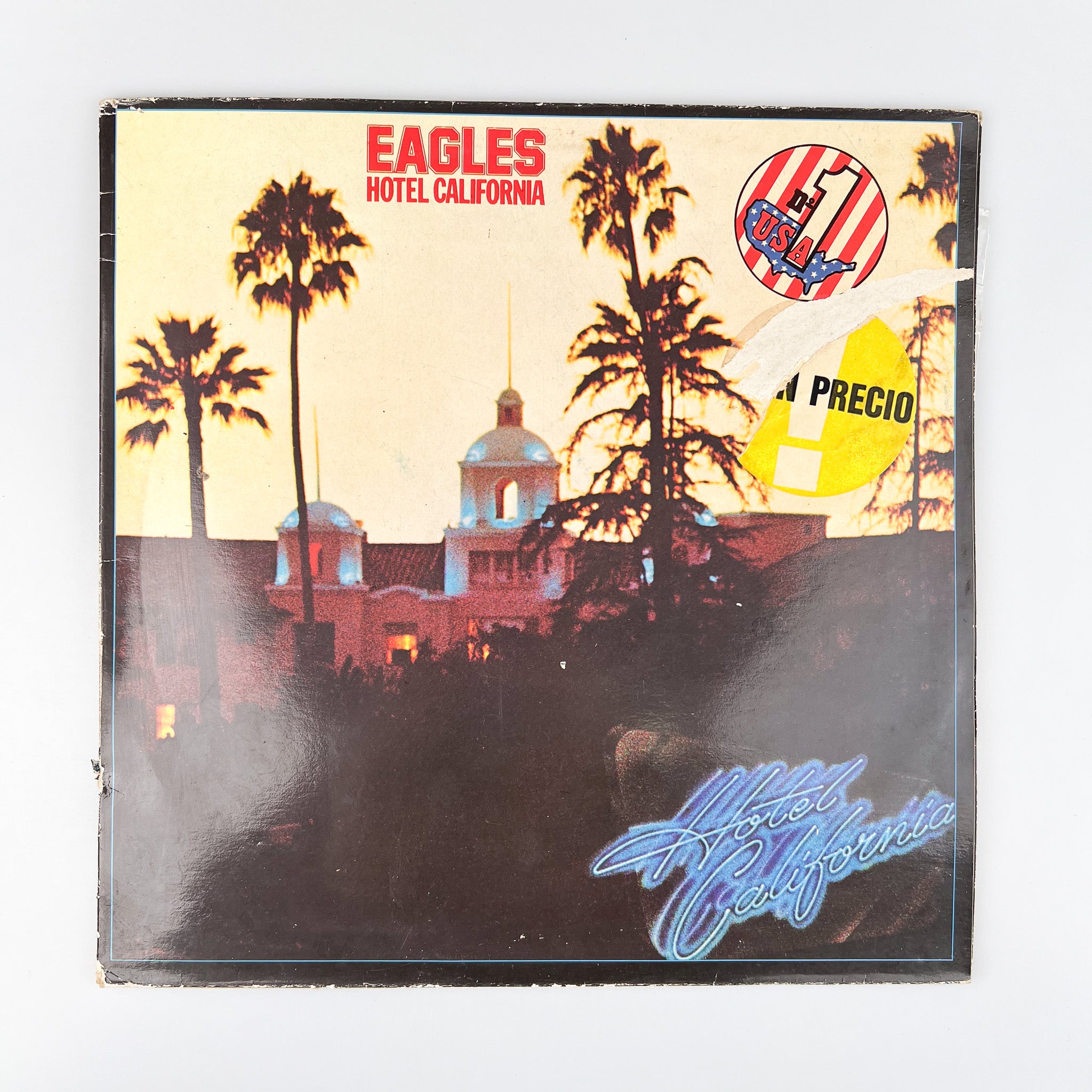 Hotel - California Eagles – Vinyl Album .com RE, Album, (LP, Gold 
