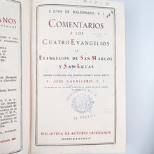 画像をギャラリービューアに読み込む, Comentarios a los Cuatro Evangelíos I,II,II, Andres Fernandez S.I. BAC