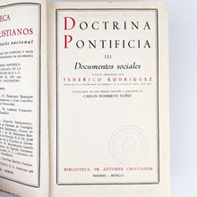 画像をギャラリービューアに読み込む, Doctrina Pontificia. 5 Tomos, Completo. BAC