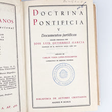 画像をギャラリービューアに読み込む, Doctrina Pontificia. 5 Tomos, Completo. BAC