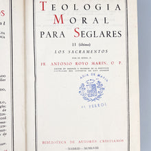 画像をギャラリービューアに読み込む, Teología Moral para Seglares I y II, Antonio Royo Marín, O.P. BAC