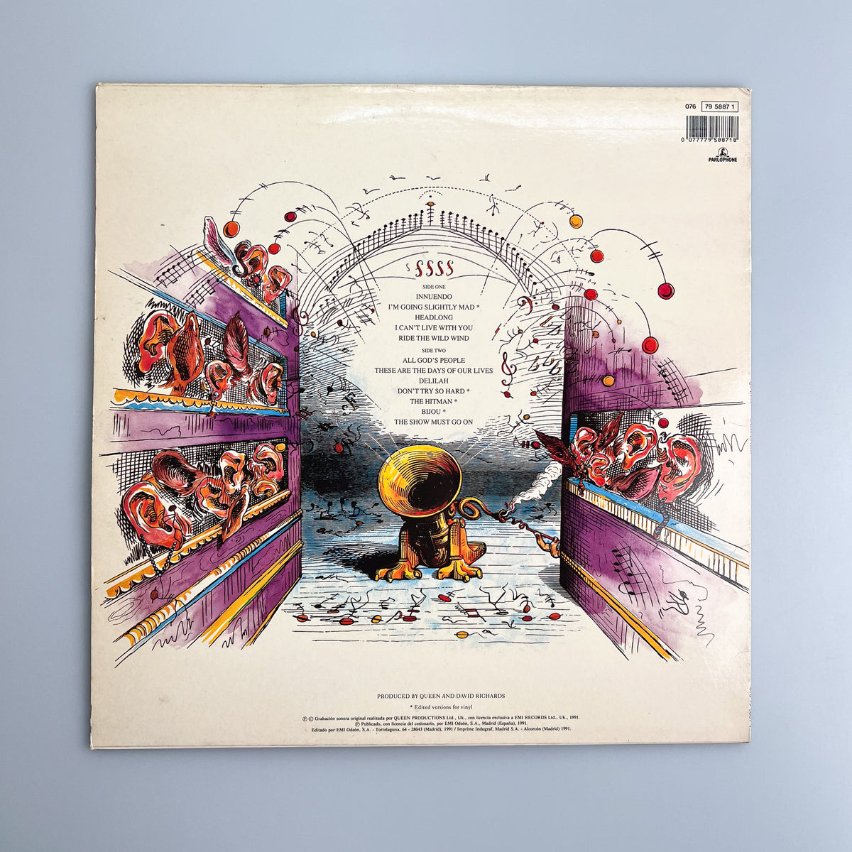 LP. Queen. Innuendo – falsotecho