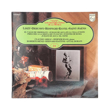 Cargar imagen en el visor de la galería, LP. Franz Liszt / Claude Debussy / Ottorino Respighi / Maurice Ravel / Camille Saint-Saëns. El Valle De Obermann / Juegos De Agua En La Villa D'Este / Preludio A La Siesta De Un Fauno / Fuentes De Roma / Juegos De Agua / El Cisne