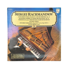 이미지를 갤러리 뷰어에 로드 , LP. Sergei Rachmaninoff - Eliahu Inbal, Radio-Sinfonie-Orchester Frankfurt, Werner Haas, Rafael Orozco. Concierto Para Piano Nº 2, Op. 18 / Rapsodia Sobre Un Tema De Paganini, Op. 43 / Etudes-Tableaux, Op. 23 N.º 3 Y 6, Op. 39 Nº 5