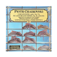 Load image into Gallery viewer, LP. Pyotr Ilyich Tchaikovsky - Leopold Stokowski, London Philharmonic Orchestra, Pierre Monteux, London Symphony Orchestra. Cascanueces, Op. 71 / El Lago De Los Cisnes, Op.20 (Selección)