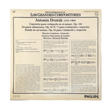 Laden Sie das Bild in den Galerie-Viewer, LP. Antonín Dvořák - Maurice Gendron, London Philharmonic Orchestra, Bernard Haitink. Concierto Para Violoncelo En Si Menor, Op. 104 / Bosques Silenciosos, Op. 68 No. 5 / Rondo En Sol Menor, Op. 94