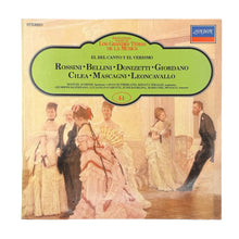 Laden Sie das Bild in den Galerie-Viewer, LP. Gioacchino Rossini / Vincenzo Bellini / Gaetano Donizetti / Umberto Giordano / Francesco Cilea / Pietro Mascagni / Ruggiero Leoncavallo. El Bel Canto Y El Verismo