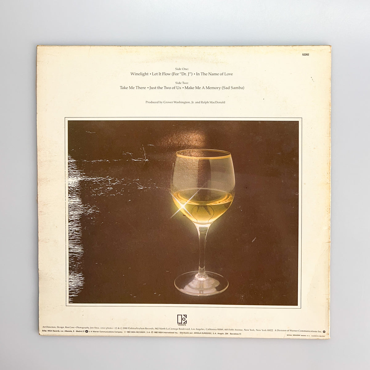 LP. Grover Washington, Jr. Winelight – falsotecho