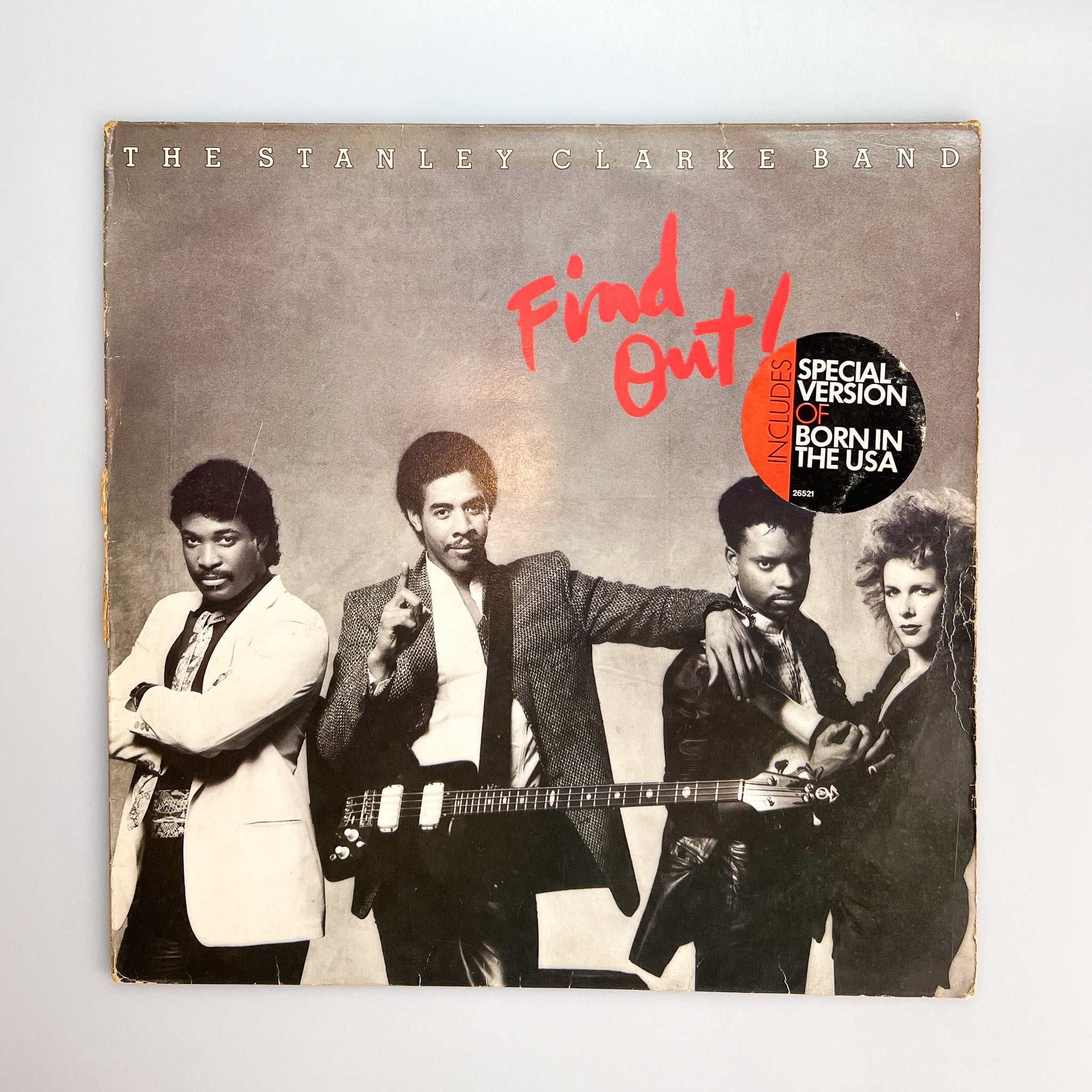 LP. The Stanley Clarke Band. Find Out! – falsotecho