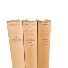 Laden Sie das Bild in den Galerie-Viewer, Historia de la Filosofía I, II y III, Guillermo Fraile, O. P.