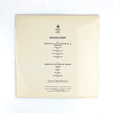 画像をギャラリービューアに読み込む, LP. Felix Mendelssohn-Bartholdy, Vladimir Golschmann, Orchester Der Wiener Staatsoper. Sinfonía Nº 4 En La Mayor, Op. 90, "Italiana"/Sueño De Una Noche De Verano