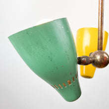Cargar imagen en el visor de la galería, Lámpara de techo mid-century, 1950's
