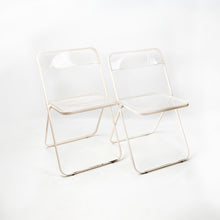 Cargar imagen en el visor de la galería, Pareja de sillas plegables fabricadas por Stua, 1970's