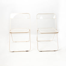 Cargar imagen en el visor de la galería, Pareja de sillas plegables fabricadas por Stua, 1970's