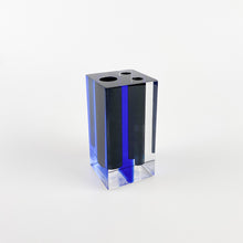 Load image into Gallery viewer, Op Art Plexiglas Vase, 1970's