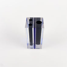 Load image into Gallery viewer, Op Art Plexiglas Vase, 1970's