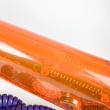 Load image into Gallery viewer, Purple and orange Swatch Twinphone phone, 1989.