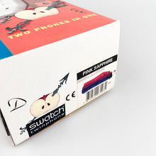 Cargar imagen en el visor de la galería, Teléfono Swatch Twinphone Pink Sapphire, 1992.