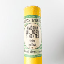 Laden Sie das Bild in den Galerie-Viewer, Physische und politische Karte von Nordamerika und Vicens-Vives Center, 1977.