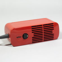 Cargar imagen en el visor de la galería, Secador de Pelo Braun HLD 4, Dieter Rams, 1970. Color Rojo.