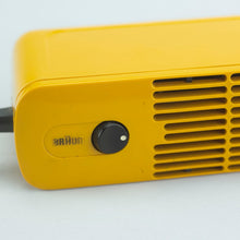 이미지를 갤러리 뷰어에 로드 , 브라운 HLD 4 헤어 드라이어, 디터 램스, 1970. 노란색.