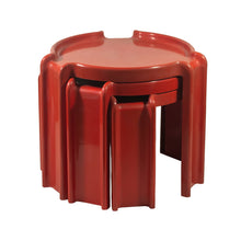 Load image into Gallery viewer, 4905 Kartell Nesting Table Giotto Stoppino design, 1969.