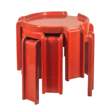 Load image into Gallery viewer, 4905 Kartell Nesting Table Giotto Stoppino design, 1969.