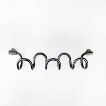 Load image into Gallery viewer, Spiral Wall Hanger, Design by Mariano Ferrer, Ramon Blasco, 1970. Black