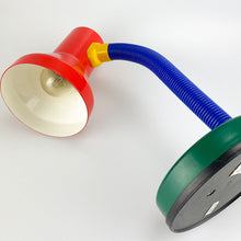 Cargar imagen en el visor de la galería, Lámpara de escritorio en colores primarios, 1980's