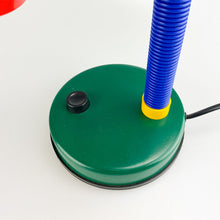 Cargar imagen en el visor de la galería, Lámpara de escritorio en colores primarios, 1980's