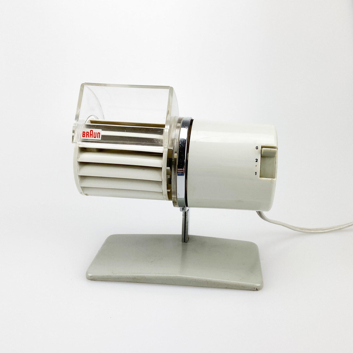 HL1 Braun fan. Design by Reinhold Weiss. 1961.