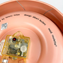 Charger l'image dans la galerie, Horloge murale modèle Roulette design par Albert Leclerc pour Lorenz, années 1970