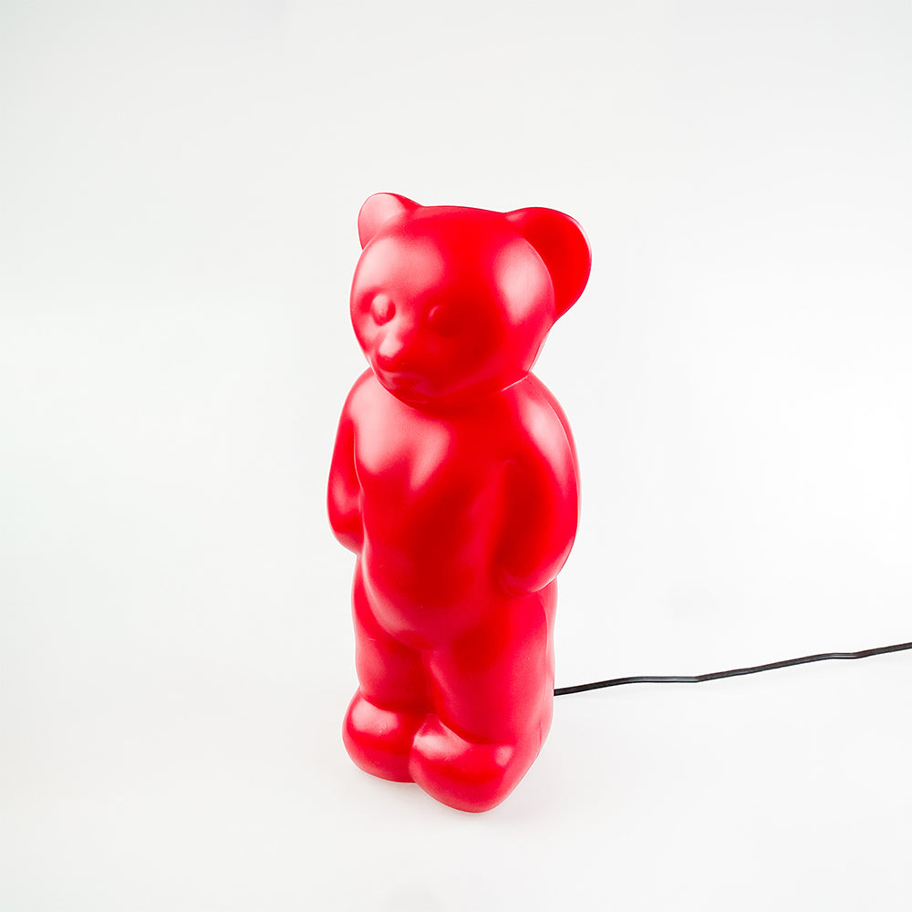 Bear table lamp, design by Elmar Flototto for Lumibar. – falsotecho