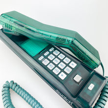 画像をギャラリービューアに読み込む, Teléfono Swatch Twinphone verde semitransparente, 1989.