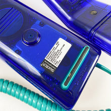 Load image into Gallery viewer, Swatch Twinphone Blue telephone, 1989.