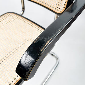 Silla B64 o Cesca diseño de Marcel Breuer en 1928.