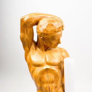 다니엘의 서명이 있는 바르톨리 조각 램프, 1980년대