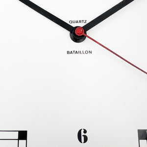 Bataillon wall clock, 1980's 