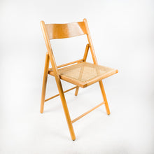 画像をギャラリービューアに読み込む, 折りたたみブナ材椅子、1970年代
