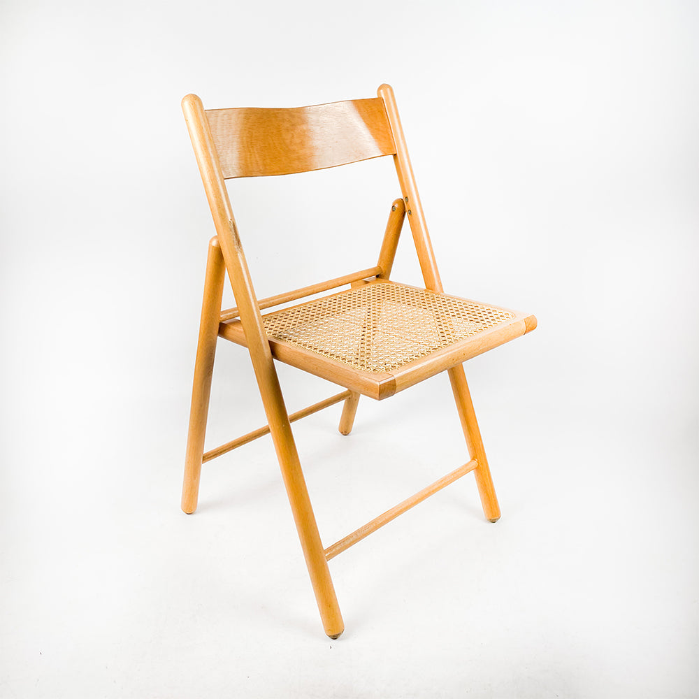 折りたたみブナ材椅子、1970年代