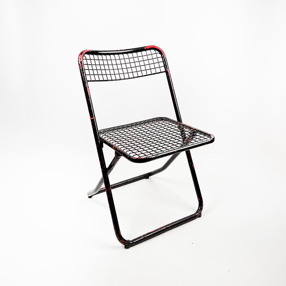 Metal Pegable Chair Model 085 made by Federico Giner, 1970s. 